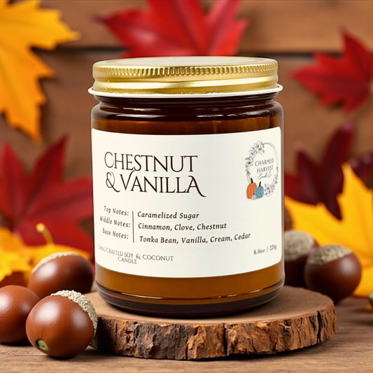 8oz Candle Chestnut & Vanilla