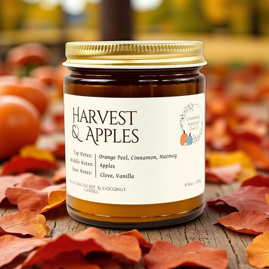8oz Candle Harvest & Apples