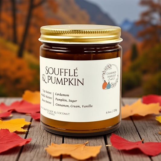 8oz Candle Souffle & Pumpkin