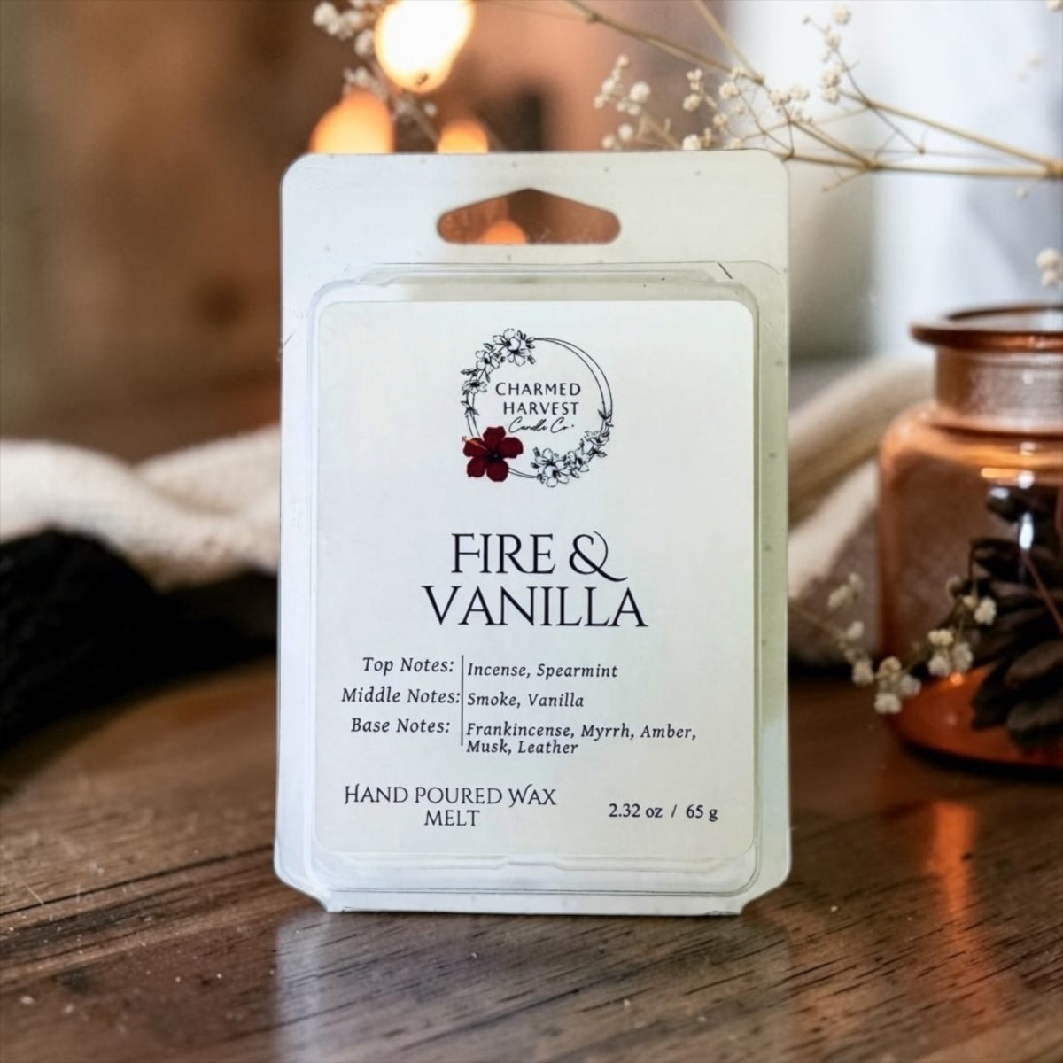 Fire & Vanilla Wax Melt